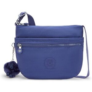 LIKE NEW KIPLING Arto Crossbody Bag, Ocean Blue, 11.25 x 10”, Nylon, Pristine